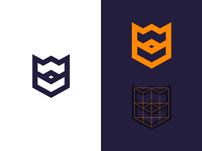 WV Security Logo app branding clean design flat icon logo logo concept logo design minimal security security app security logo shield shield logo sketch ui ux vector