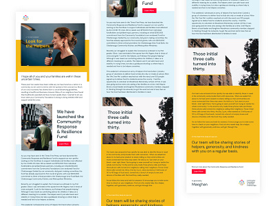 CFGC newsletter branding digital layout newsletter newsletter design type typography
