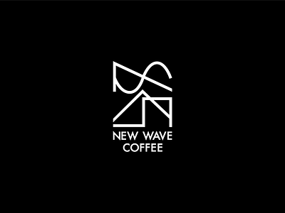 New Wave Coffee branding coffee identity logo minimal packaging typography