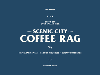 Plus Coffee Shop Rag coffee competition layout lettering minimal rag sharp towel typography