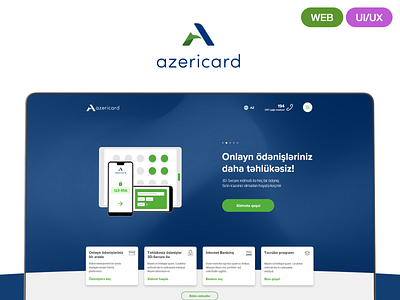 AzeriCard LLC website redesign