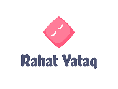 Rahat Yataq bedroom textiles branding design logo logotype pillow sleep soft textiles