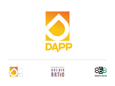 Dapp By Ao Logo 86 b branding clean clothing clothing brand clothing company design ecommerce fashion gradient icon illustrator logo minimal orange others photoshop smxr vector yellow