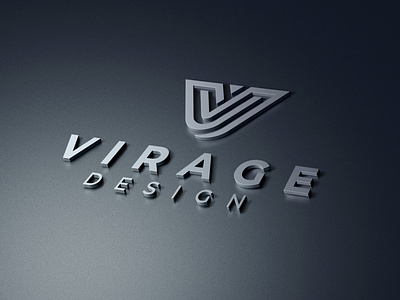 Realistic embossed logo mockup on craft paper – GraphicsFamily