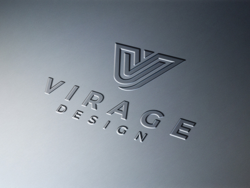 Molded Metallic Logo Mockup by Smart Works on Dribbble