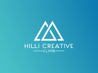 Logo for Hilli Creative an Australian Marketing Consultancy branding corporate design identity lettering logo logotype script typography wordmark