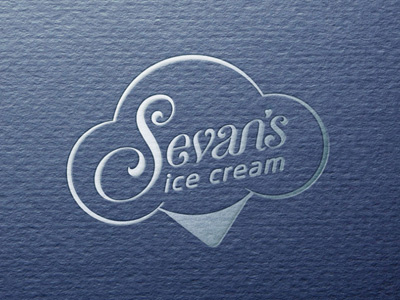 Sevan's Ice Cream Logo Design