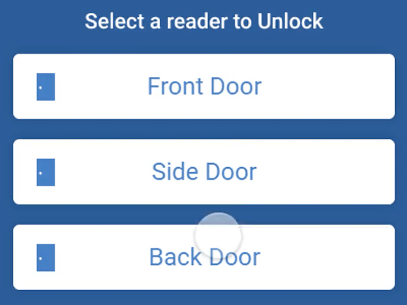 Unlock Door Reader Button Animation animation button design figma protopie ui ux