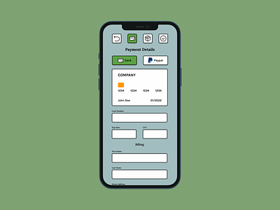 Daily UI 002 - Credit Card Checkout checkout dailyui figma mobile ui ui design