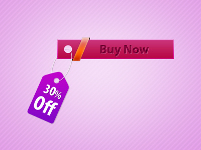 Buy Now Button + Free PSD button freebies pink tag