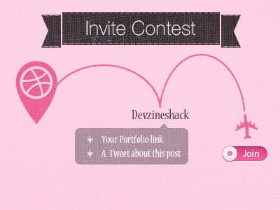 Dribbble invite is up for grabs contest devzineshack draft dribbble invite free invite join dribbble