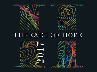 Threads Of Hope branding editorial design graphic design