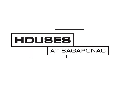 Houses at Sagaponac logo graphic design logo