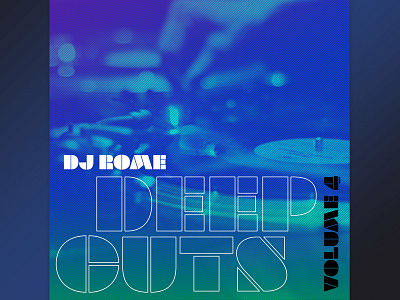 DJ ROME Deep Cuts, Vol 4 branding graphic design illustration