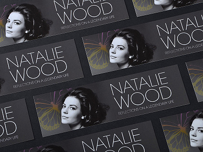 Natalie Wood: Reflections on a Legendary Life collateral graphic design marketing publishing