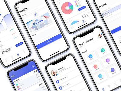 Business trip app by Kerwin_cao on Dribbble