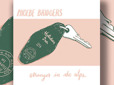 Phoebe Bridgers (Favorite Records of 2017 Reimagined) album cover hand lettering illustration sketch vintage