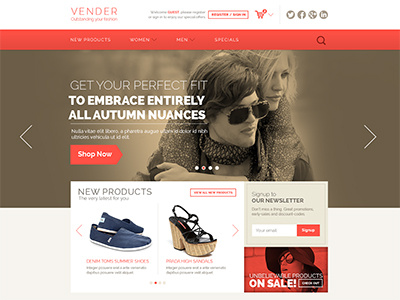 Vender alex wendpap blazon blazon design bureau blazon.cc drupal interface design theme themelize.me vender