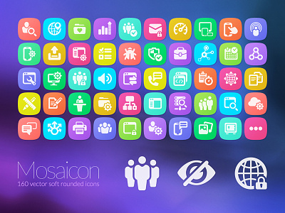 Mosaicon Iconset icon ui vector