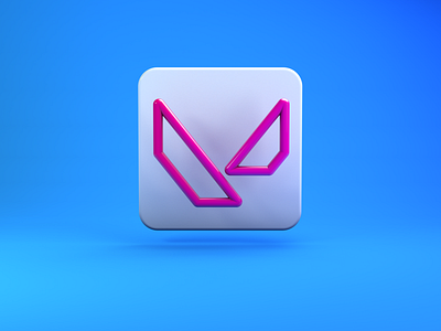 Valorant 3D line Icon