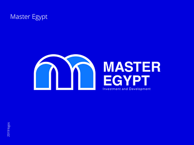 Master Egypt - branding blue blue and white blue bird branding design egypt flat icon logo logo a day master egypt real estate real estate agency real estate branding type typography vector