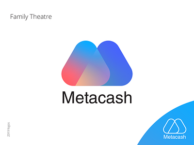 MetaCash logo app logo blockchain cash design logo logo logo a day meta meta cash mob mobile app mobile logo vector
