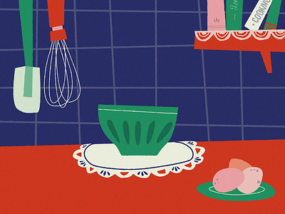 Bowl et Eggs bowl egg illustration kitchen