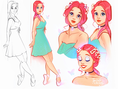 Ballerina character design