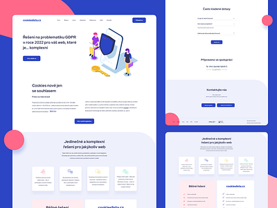 Cookieslista.cz adobe xd colors cookies bar design designer ui ux vector web design web designer webiste websites