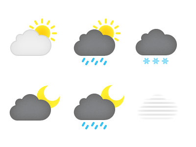 Weather icons