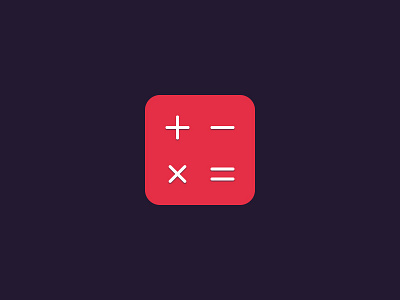 Dailyui day 005 - App Icon 005 calculator dailyui