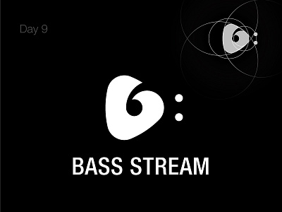 Streaming Music Startup - Daily Logo 9/50 bass branding challenge creative daily design logo music stream symbol