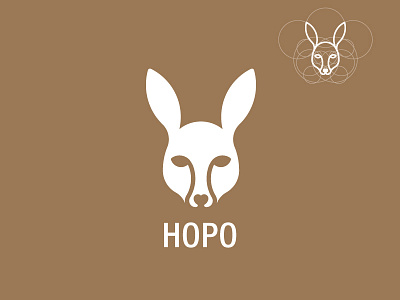 Kangaroo - Daily Logo 19/50 animal branding challenge daily design heart kangaroo logo nature symbol