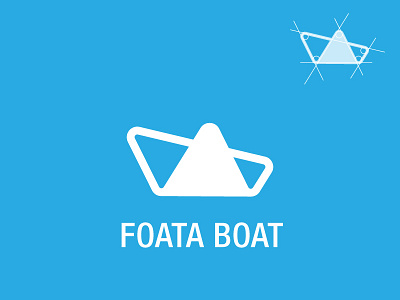 Boat - Daily Logo 23/50 branding challenge creative daily design logo nature ocean paper symbol