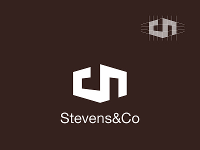 Construction Company - Daily Logo 45/50 branding business challenge construction daily design geometric logo monogram symbol