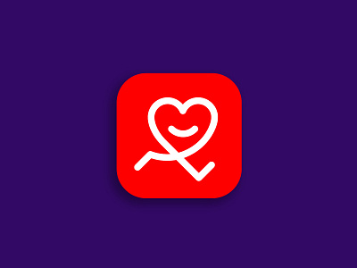 Running Fitness App Icon Logo