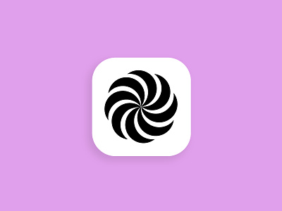 Magic or Illusions App Icon Logo app icon black and white branding design flat game illusion ios android magic mobile symbol ui
