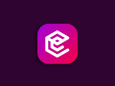 Data Analytics App Icon Logo analytics app icon branding data design flat geometric hexagon gradient ios android mobile symbol ui