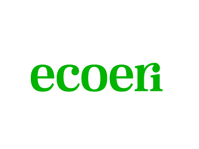 Online Eco Shop Wordmark Logo branding custom logo type design eco friendly ecology flat logotype online shop script typeface sustainability typography wordmark