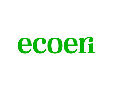 Online Eco Shop Wordmark Logo