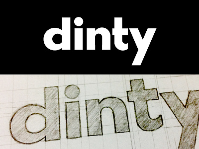 Dinty Dental Wordmark Logo