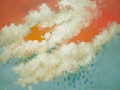 clouds - acrylic painting on canvas acrylic cloud paint painting sky