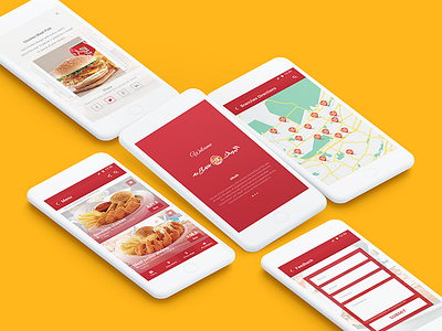 Al Biak Food App Design android app application design ios minimal ui ux