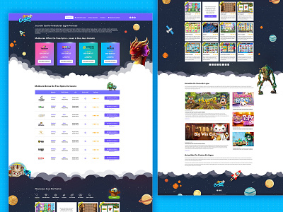 Jeux Casino Website Design UI UX