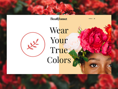 Fleur & Sonnet Web Design app design experience icons illustration interface minimal typography ui ux web website