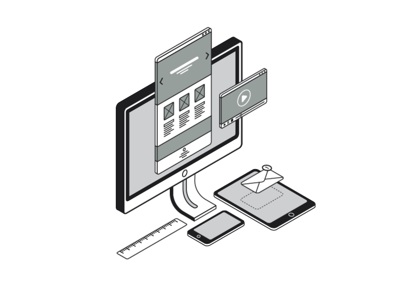 Website development animation animation devices illustration isometric isometric device isometric illustration webdesign webdesign illustration