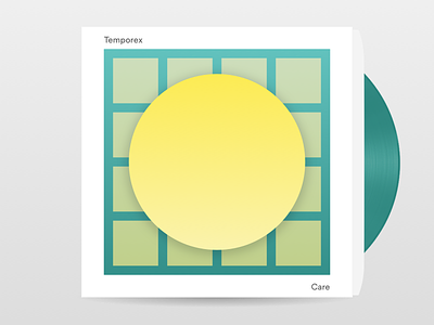 #Typehue Music Week 1: Care by TEMPOREX album band cover music typehue vinyl