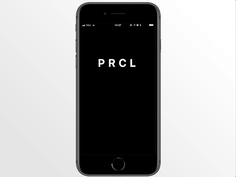 PRCL animation framer onboarding parcel