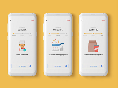 Cooking App Tracking Order