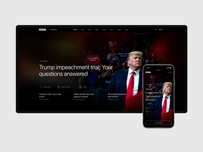 BBC NEWS — redesign concept